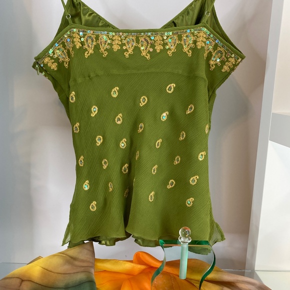 💚 WD-NY SILK CAMISOLE - Picture 7 of 15